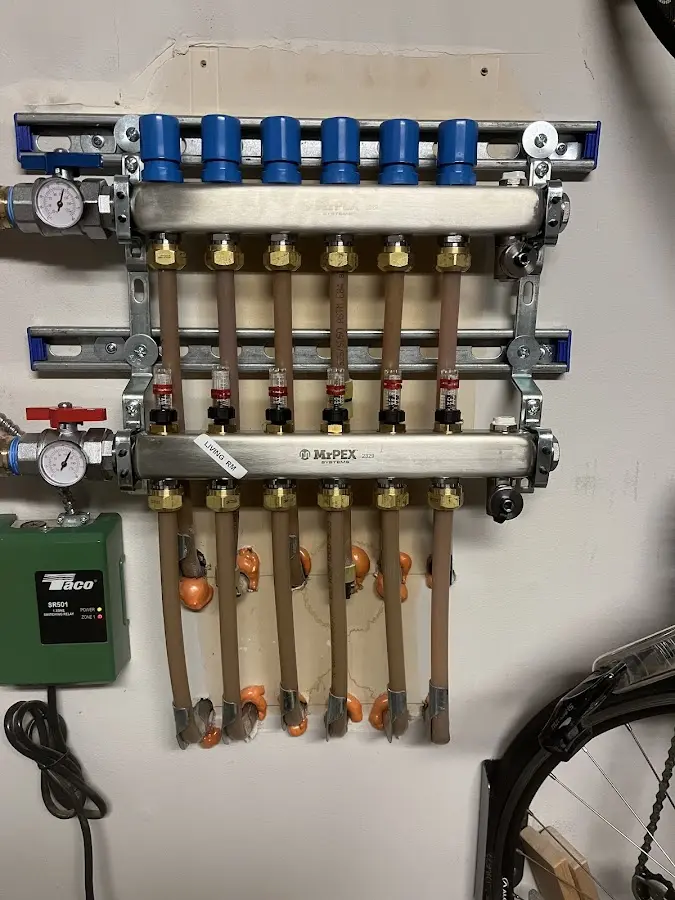 Plumber performing Gas Leak Detection at a residential property in North Valley